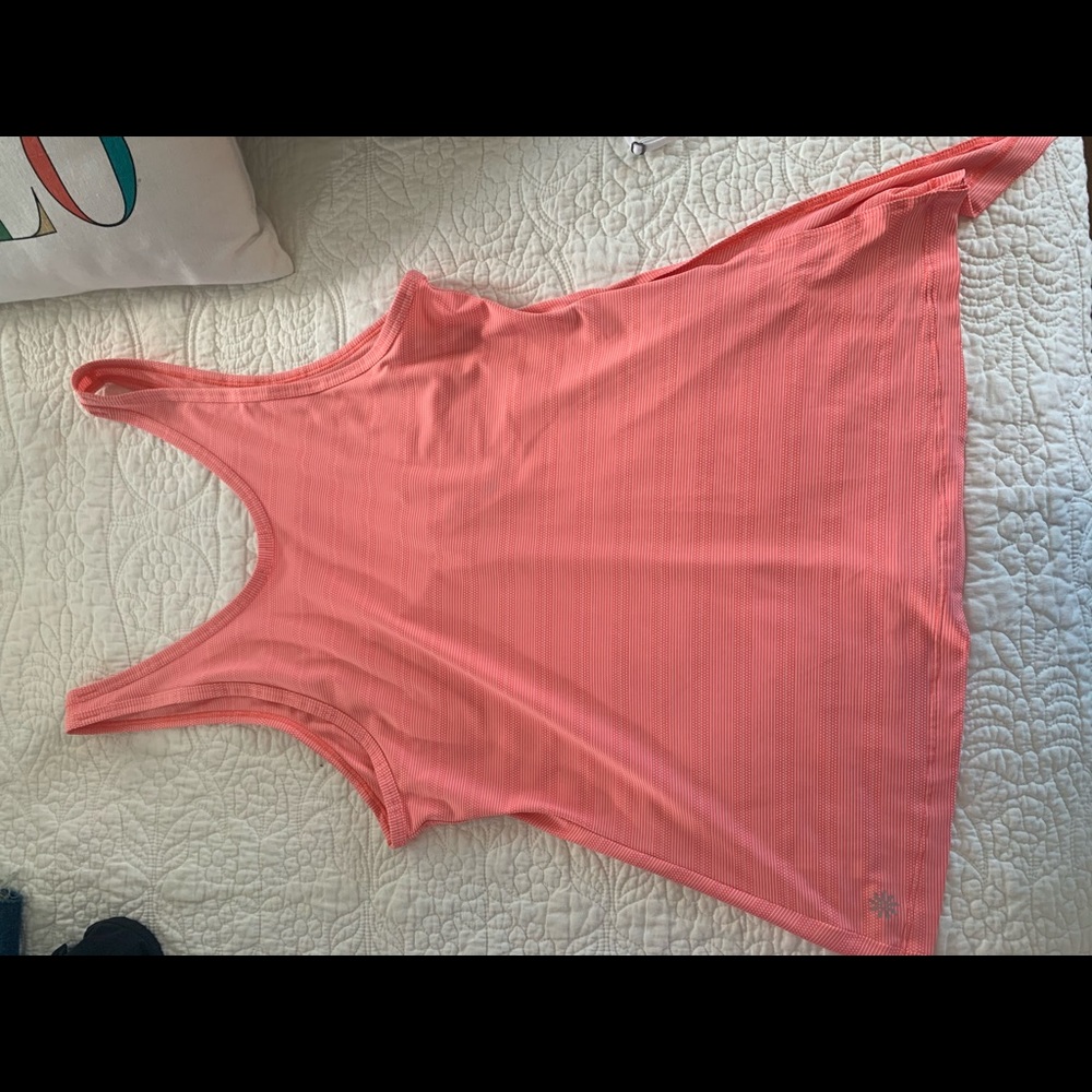 Coral Athleta Workout Tank Top